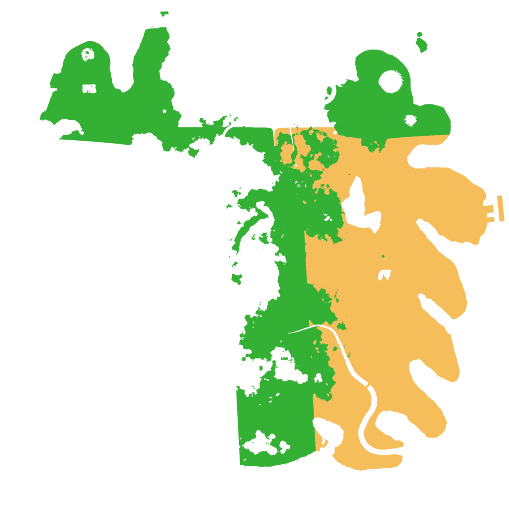 Biome Rust Map: Procedural Map, Size: 4000, Seed: 60985927