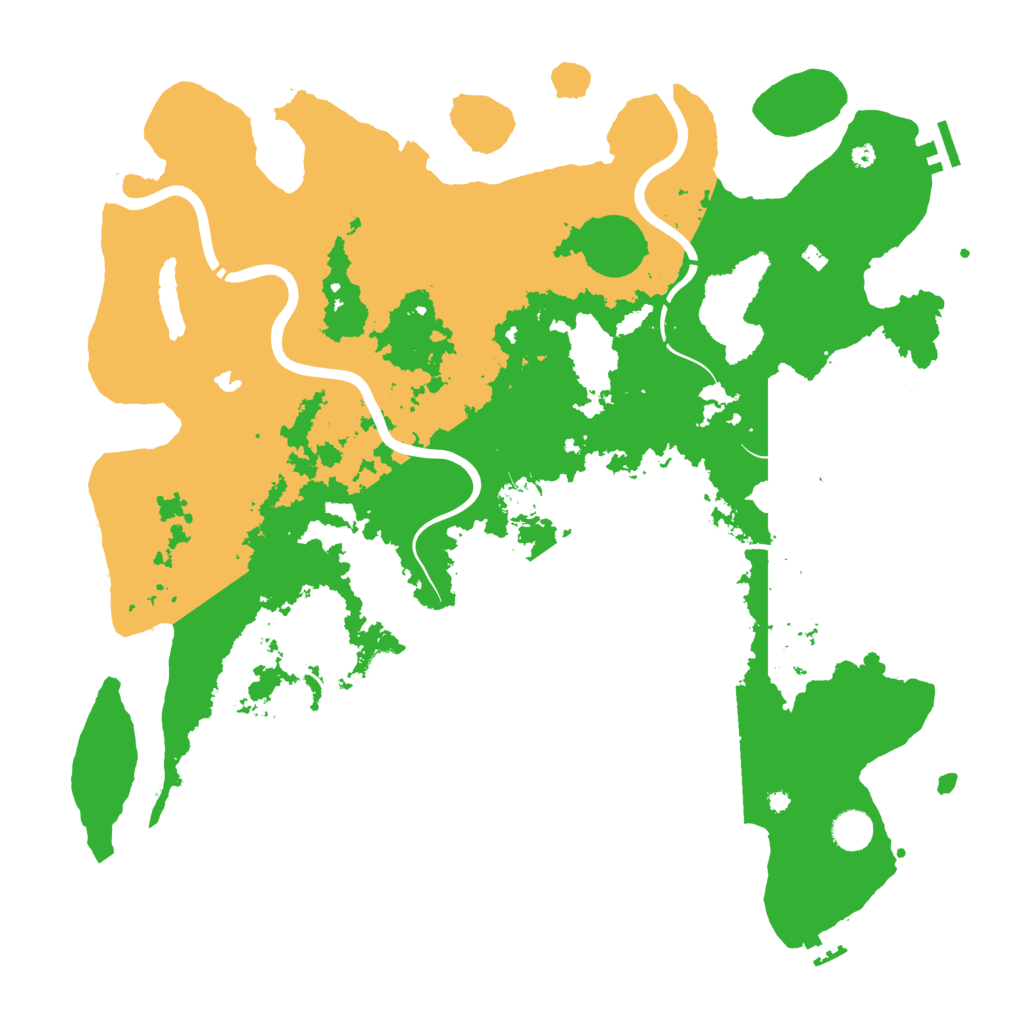 Biome Rust Map: Procedural Map, Size: 4400, Seed: 618368104
