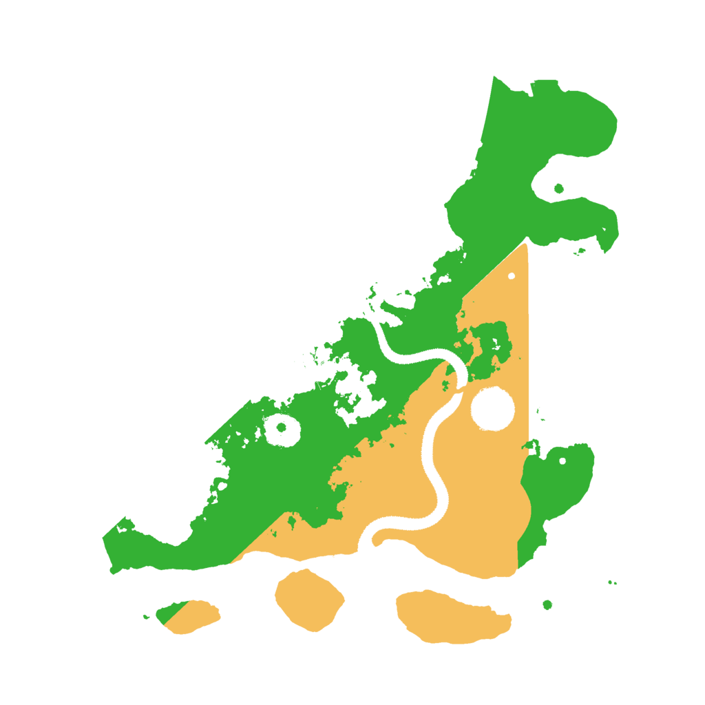 Biome Rust Map: Procedural Map, Size: 3000, Seed: 909090909