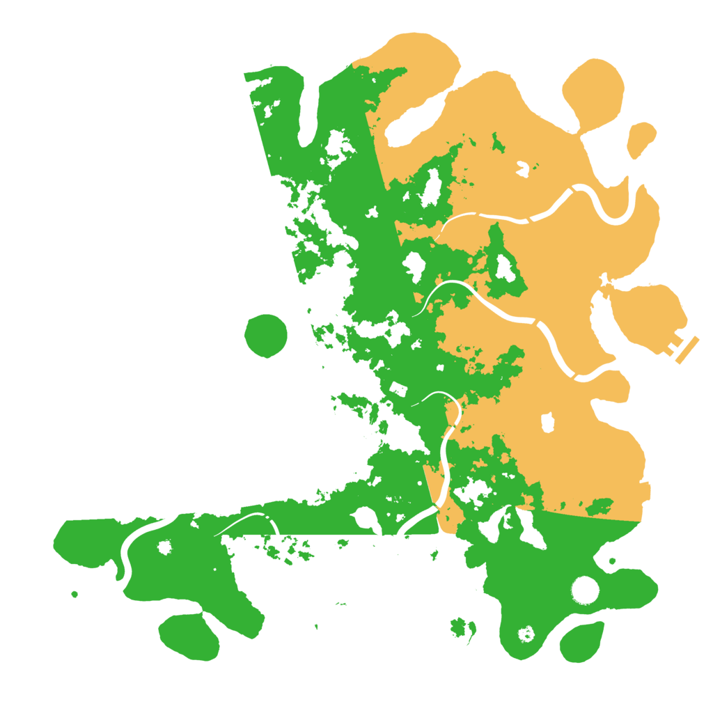 Biome Rust Map: Procedural Map, Size: 4500, Seed: 626665831