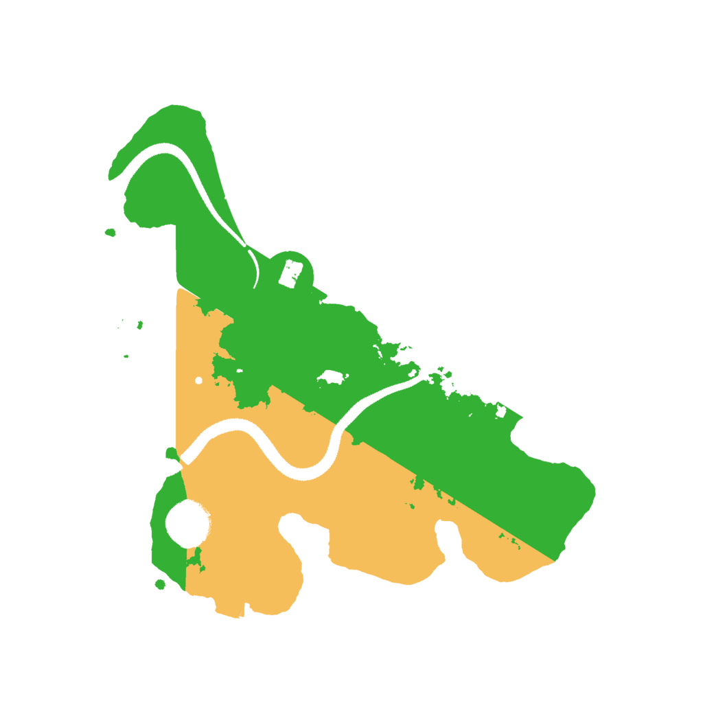 Biome Rust Map: Procedural Map, Size: 2800, Seed: 99