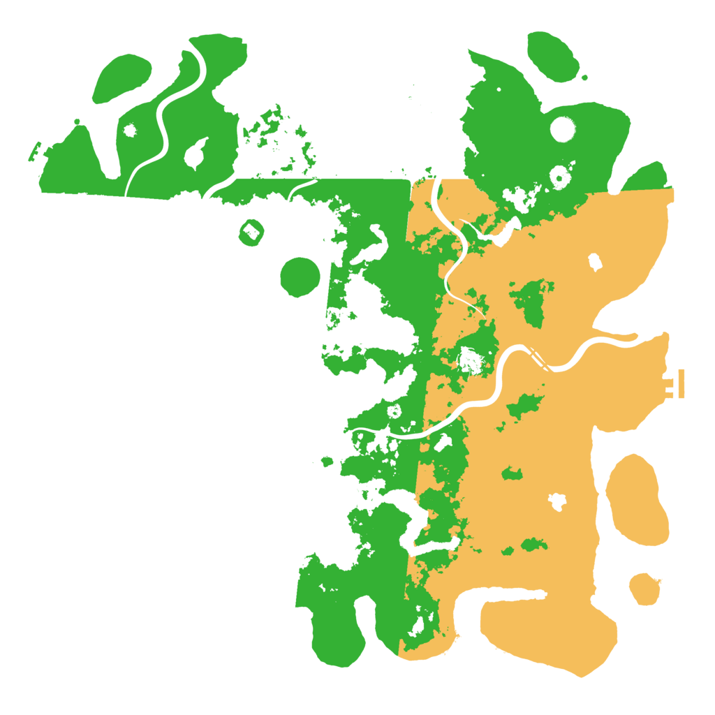 Biome Rust Map: Procedural Map, Size: 5000, Seed: 957449879