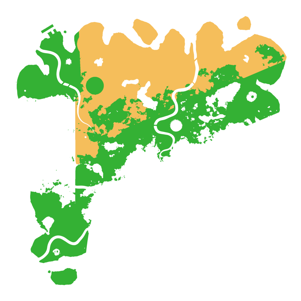 Biome Rust Map: Procedural Map, Size: 4500, Seed: 53678361