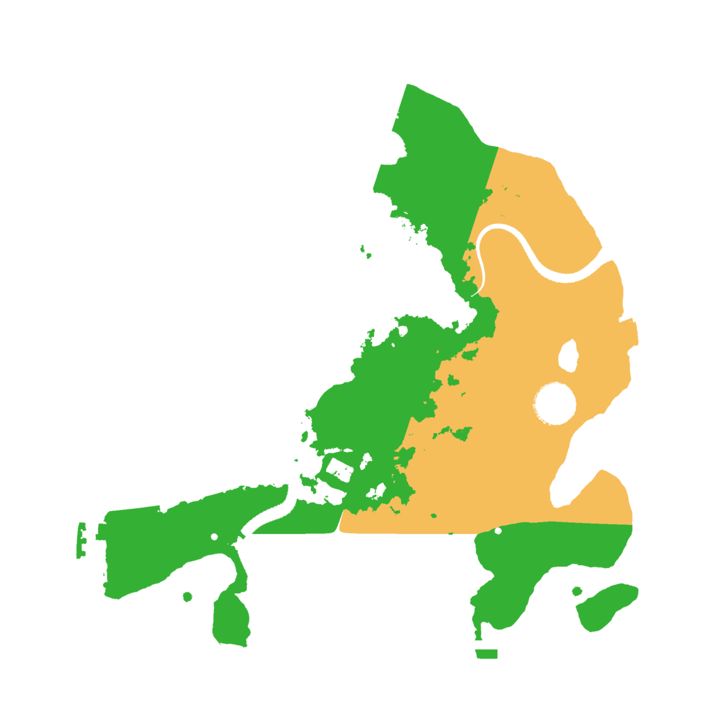 Biome Rust Map: Procedural Map, Size: 3000, Seed: 1983