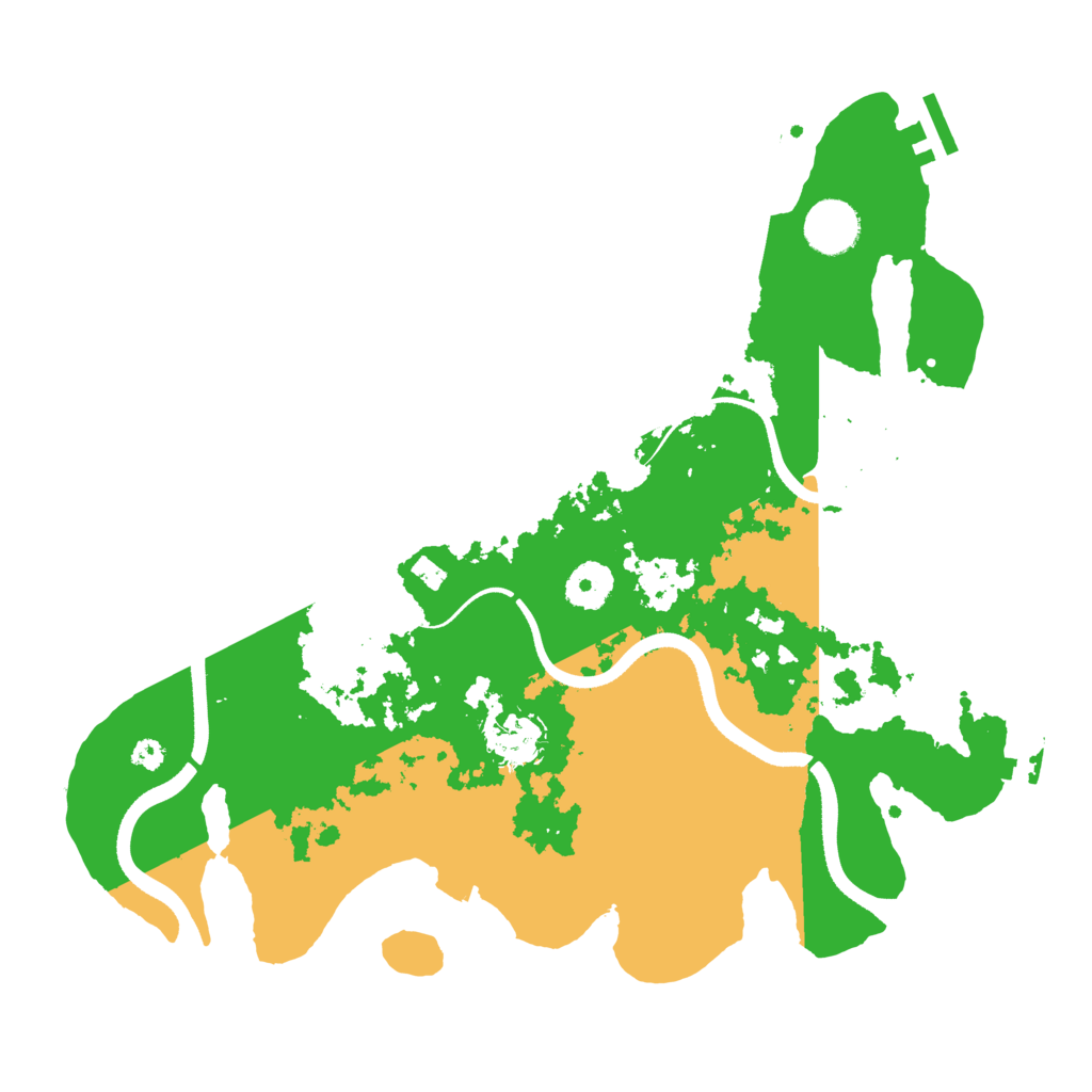 Biome Rust Map: Procedural Map, Size: 3500, Seed: 1648394804