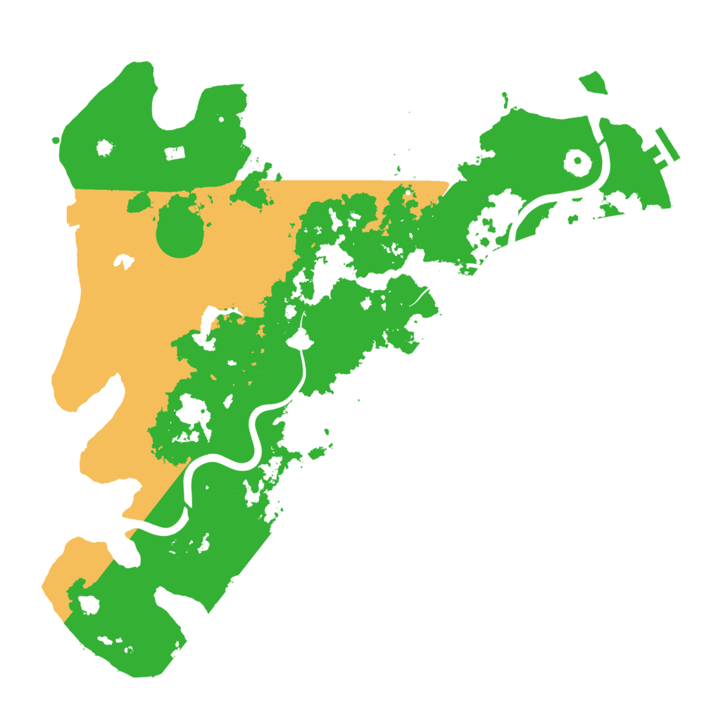 Biome Rust Map: Procedural Map, Size: 4000, Seed: 406558573