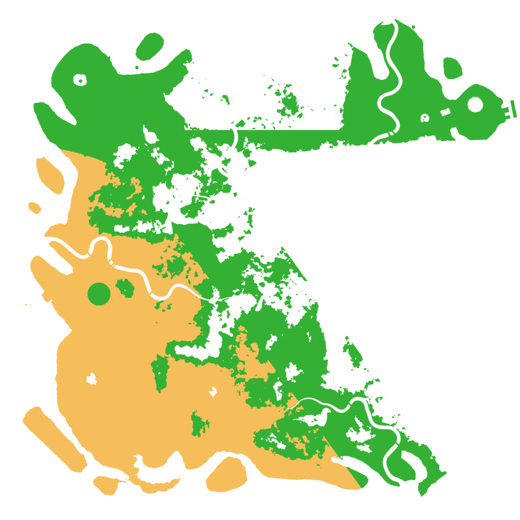 Biome Rust Map: Procedural Map, Size: 6000, Seed: 885995702