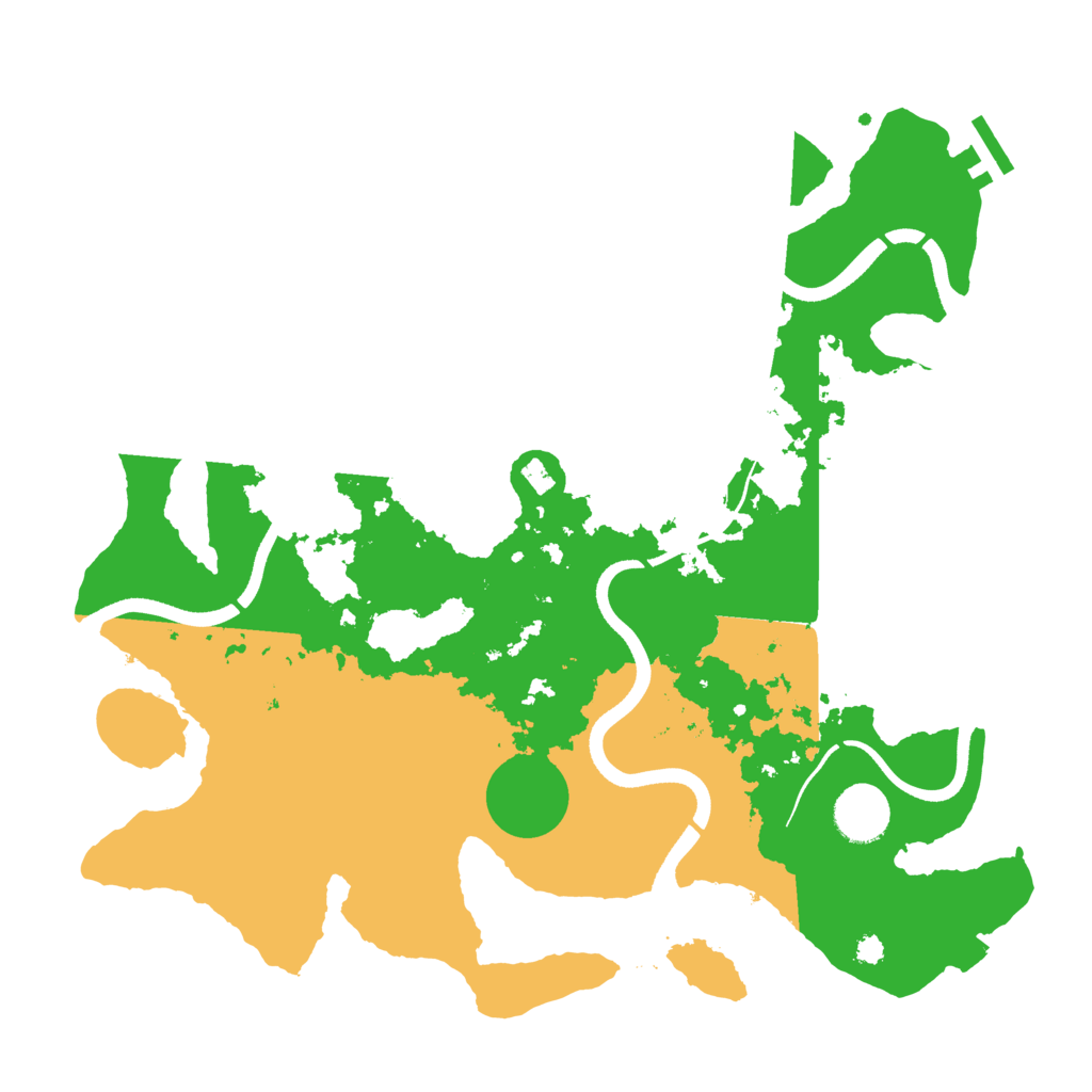 Biome Rust Map: Procedural Map, Size: 3500, Seed: 1101539395