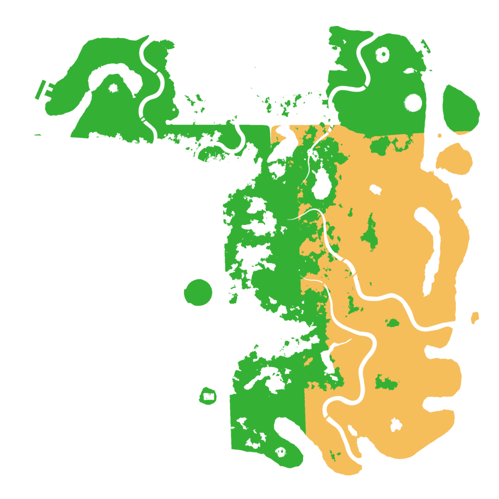 Biome Rust Map: Procedural Map, Size: 5000, Seed: 1561790989