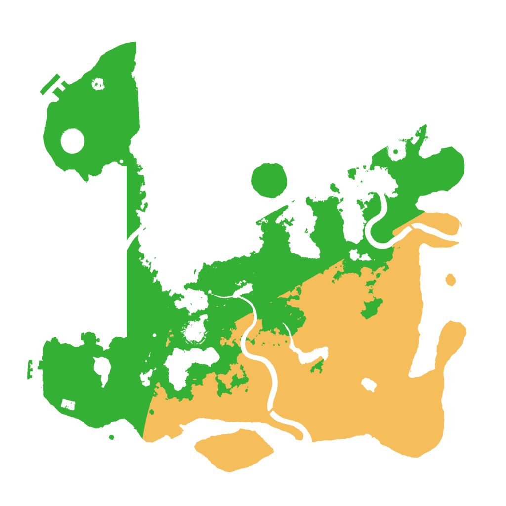 Biome Rust Map: Procedural Map, Size: 4000, Seed: 488139280