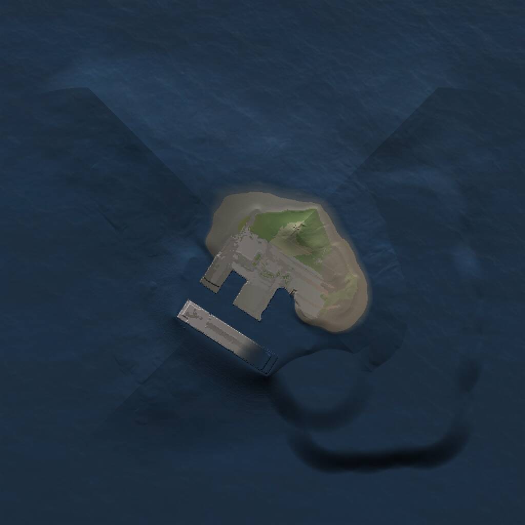 Rust Map: Procedural Map, Size: 1000, Seed: 398544277, 2 Monuments