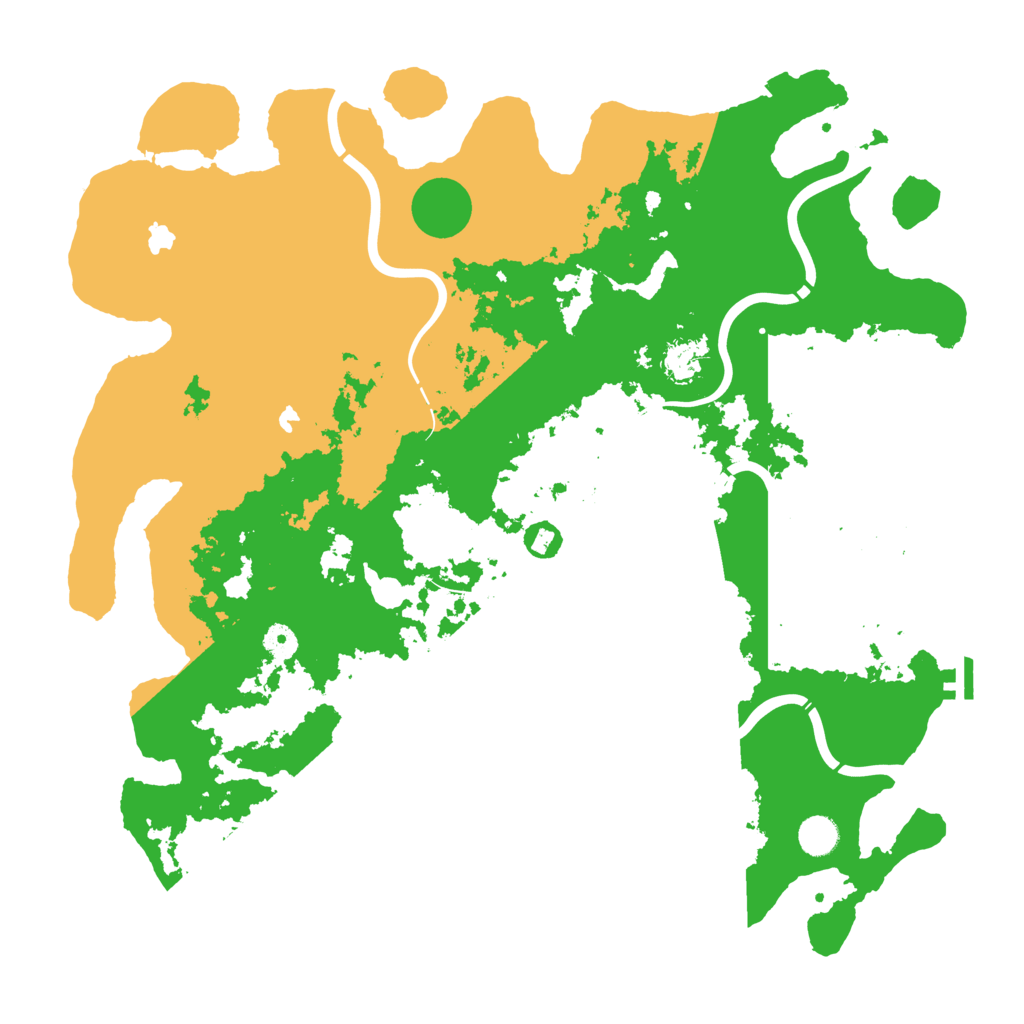 Biome Rust Map: Procedural Map, Size: 4500, Seed: 1627037791