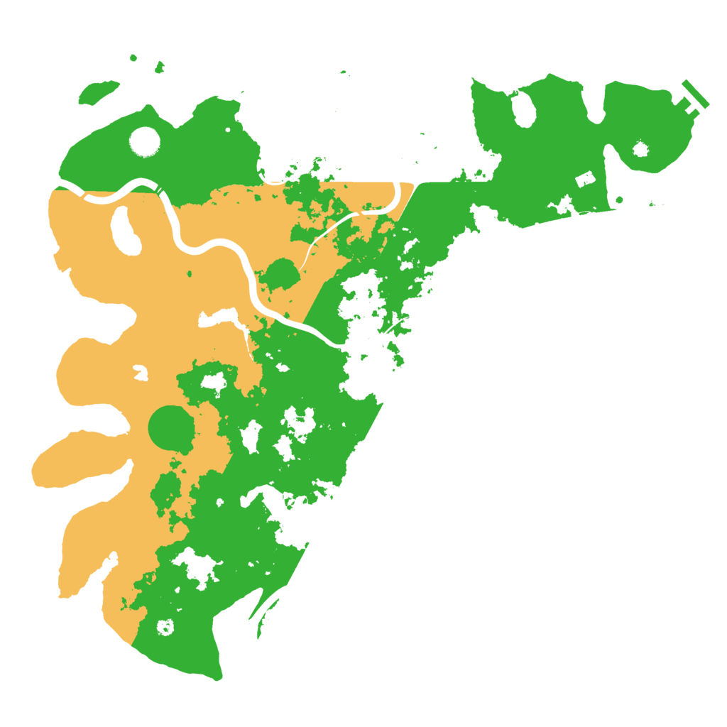 Biome Rust Map: Procedural Map, Size: 4250, Seed: 1427897656
