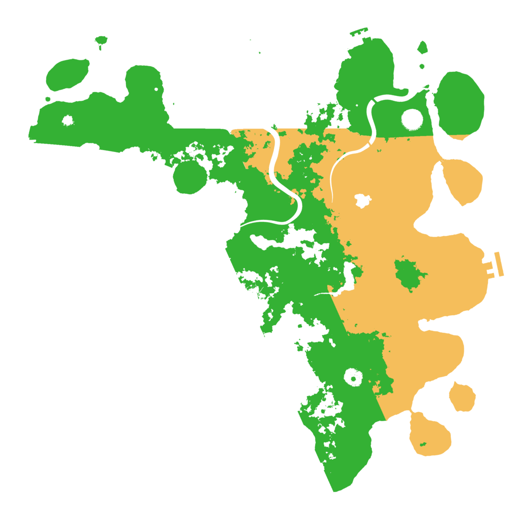 Biome Rust Map: Procedural Map, Size: 4250, Seed: 1238624572