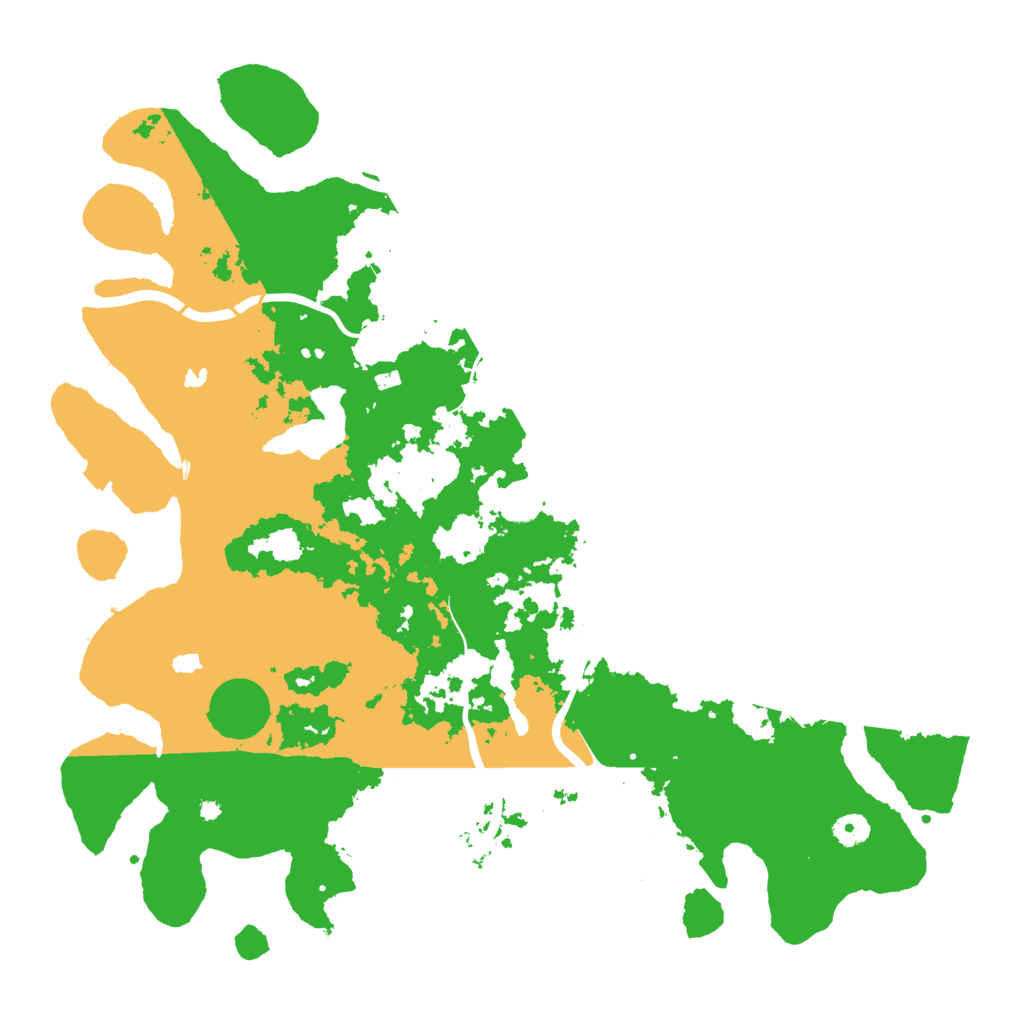 Biome Rust Map: Procedural Map, Size: 4500, Seed: 418863721
