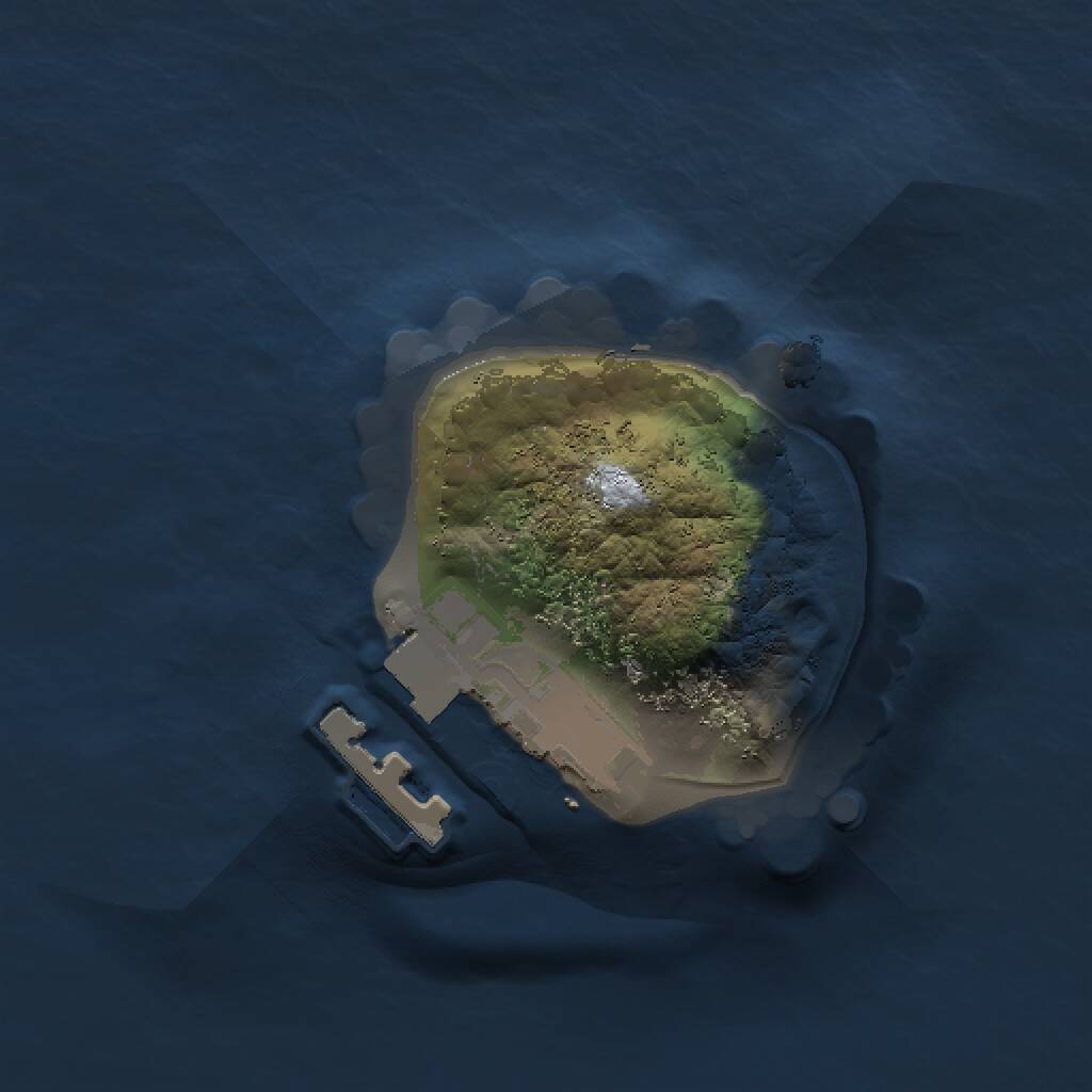 Rust Map: Procedural Map, Size: 1000, Seed: 639286419, 2 Monuments