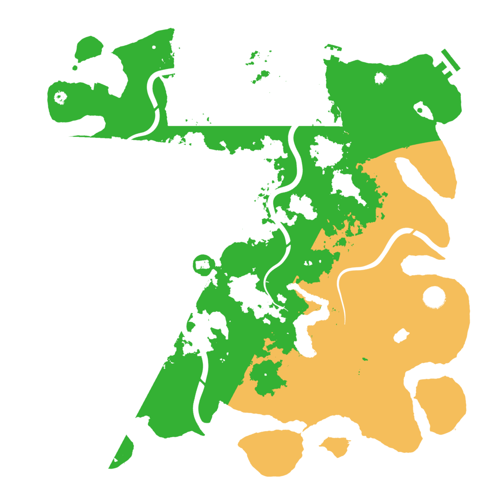 Biome Rust Map: Procedural Map, Size: 4000, Seed: 213261400