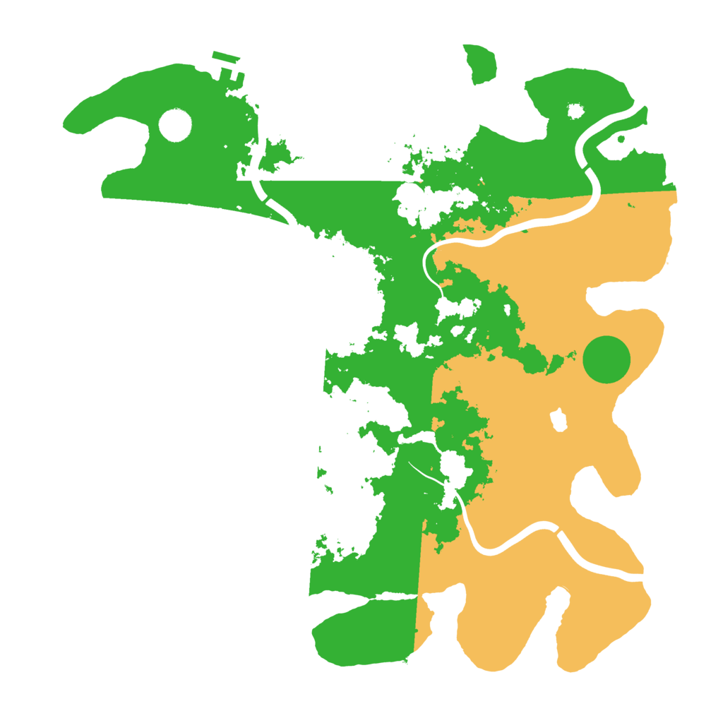 Biome Rust Map: Procedural Map, Size: 4000, Seed: 76529