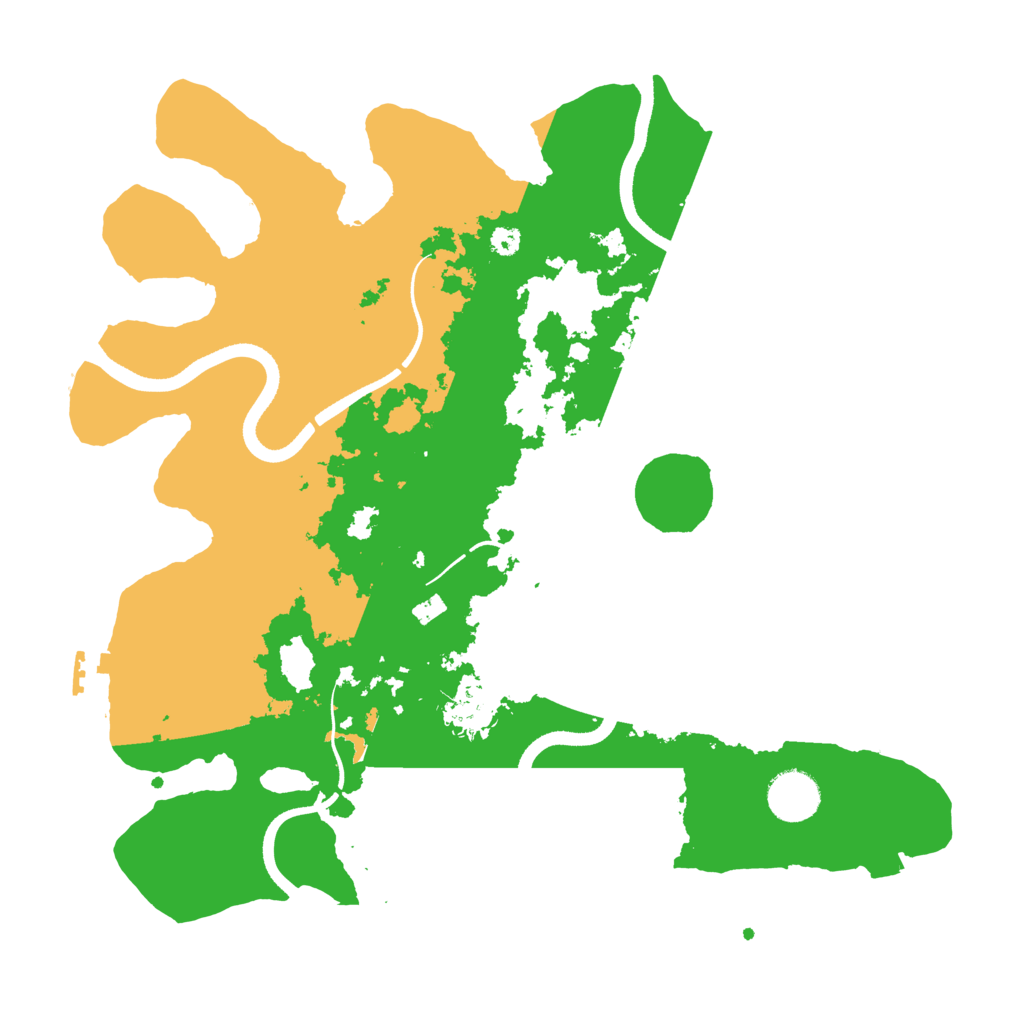 Biome Rust Map: Procedural Map, Size: 3500, Seed: 747694101