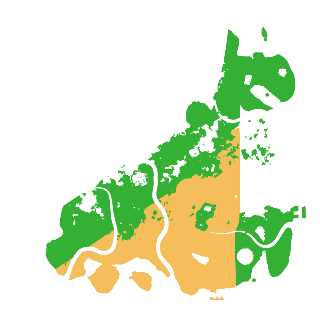 Biome Rust Map: Procedural Map, Size: 3500, Seed: 1034022704