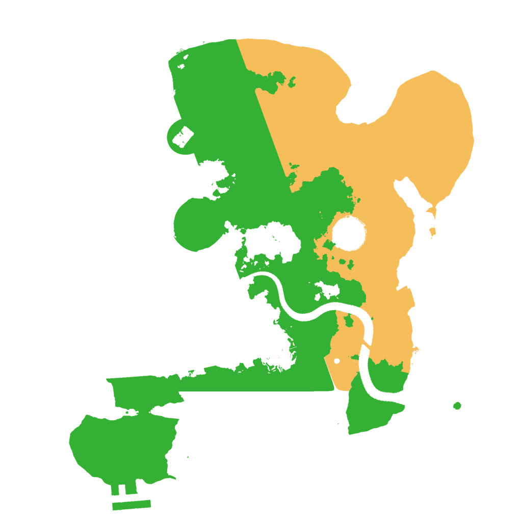 Biome Rust Map: Procedural Map, Size: 2750, Seed: 527365970