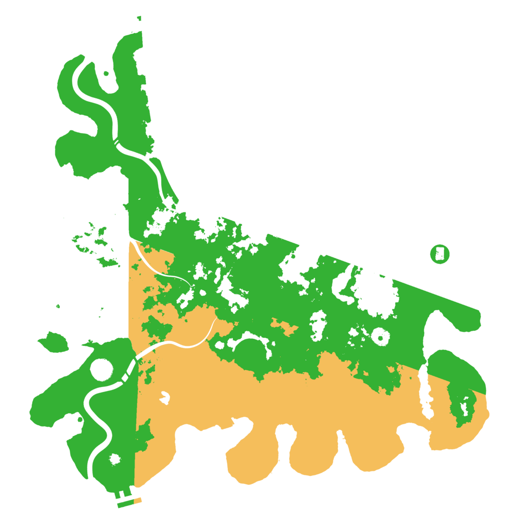 Biome Rust Map: Procedural Map, Size: 4250, Seed: 1357285885