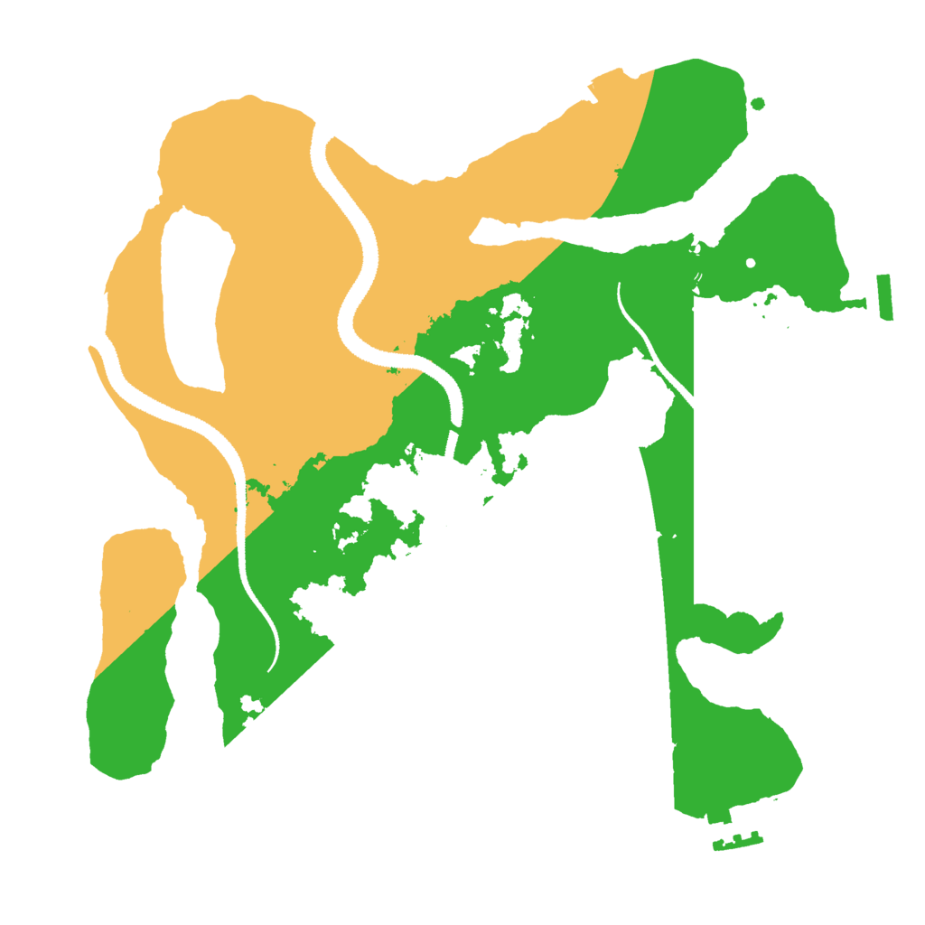 Biome Rust Map: Procedural Map, Size: 2800, Seed: 600868555