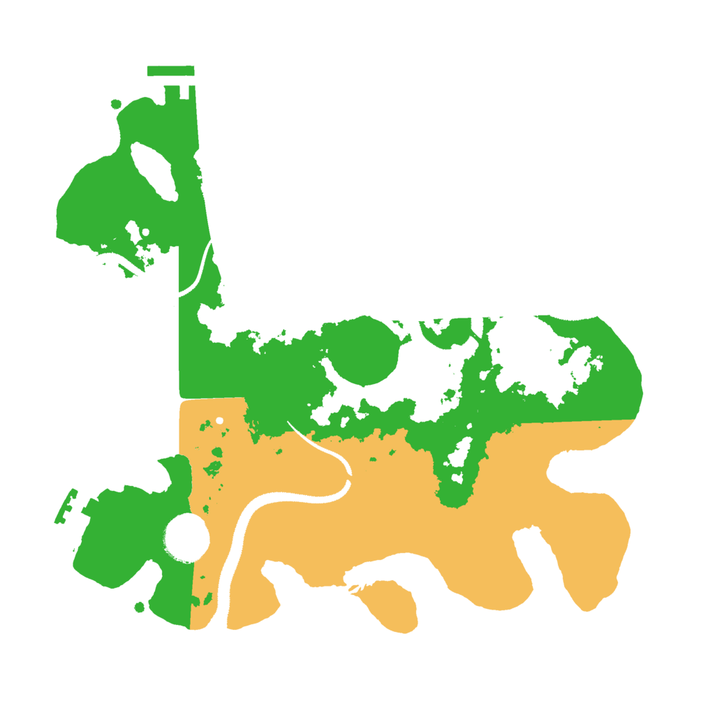 Biome Rust Map: Procedural Map, Size: 2800, Seed: 2015827935