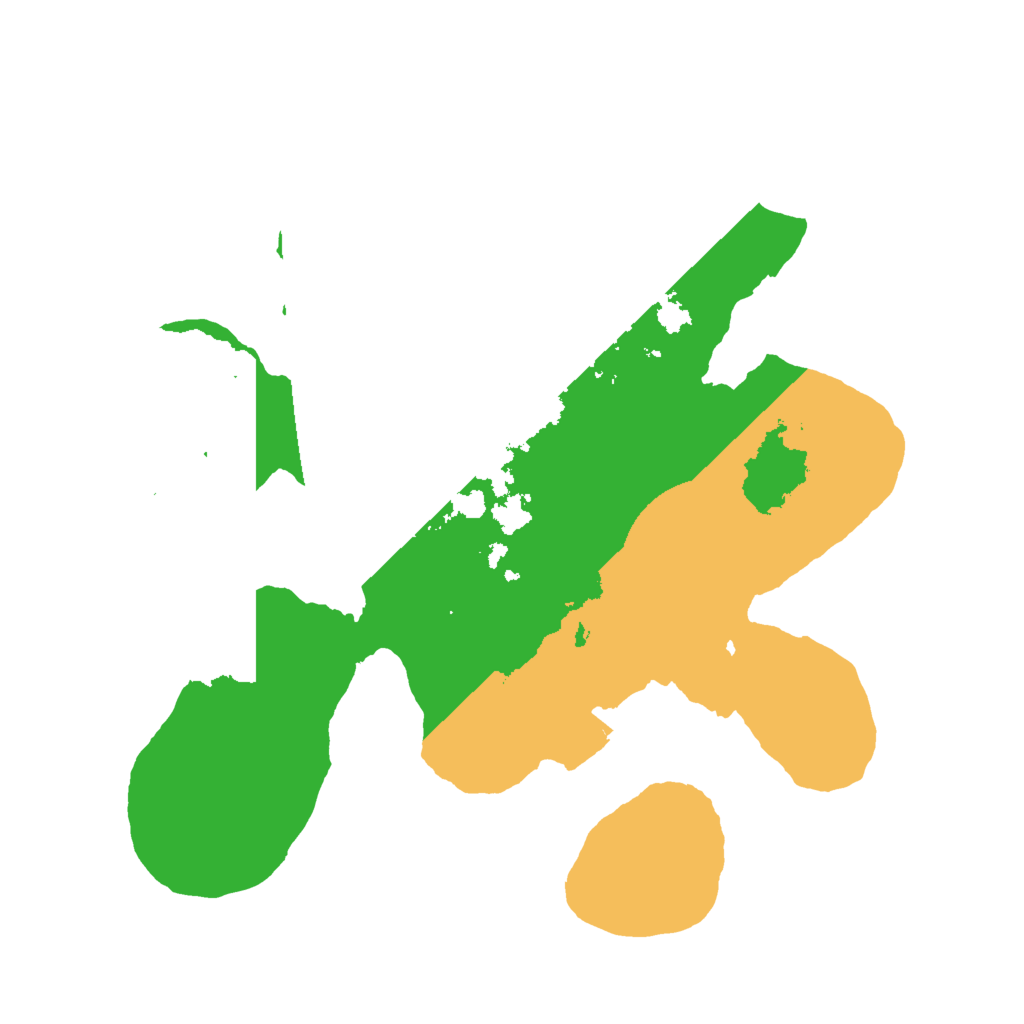 Biome Rust Map: Procedural Map, Size: 2000, Seed: 2119450514