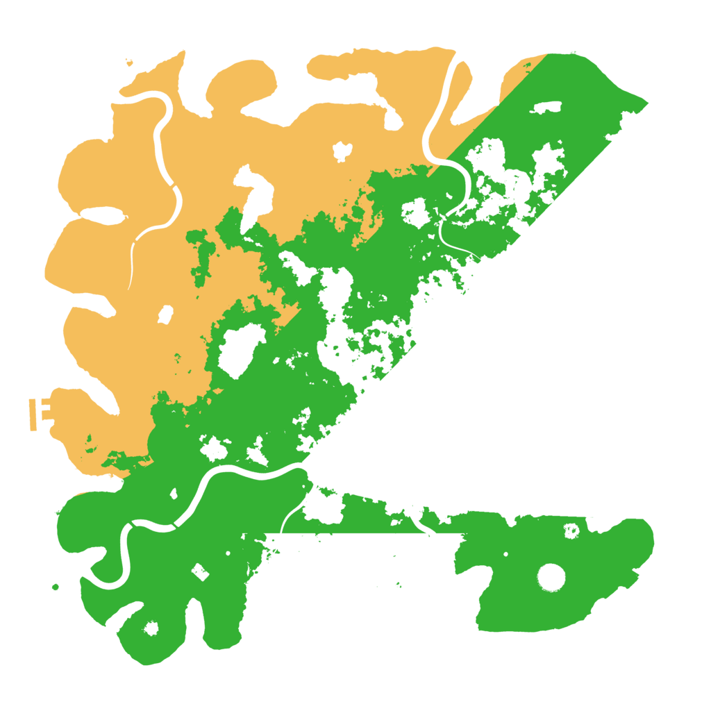 Biome Rust Map: Procedural Map, Size: 4500, Seed: 436319880