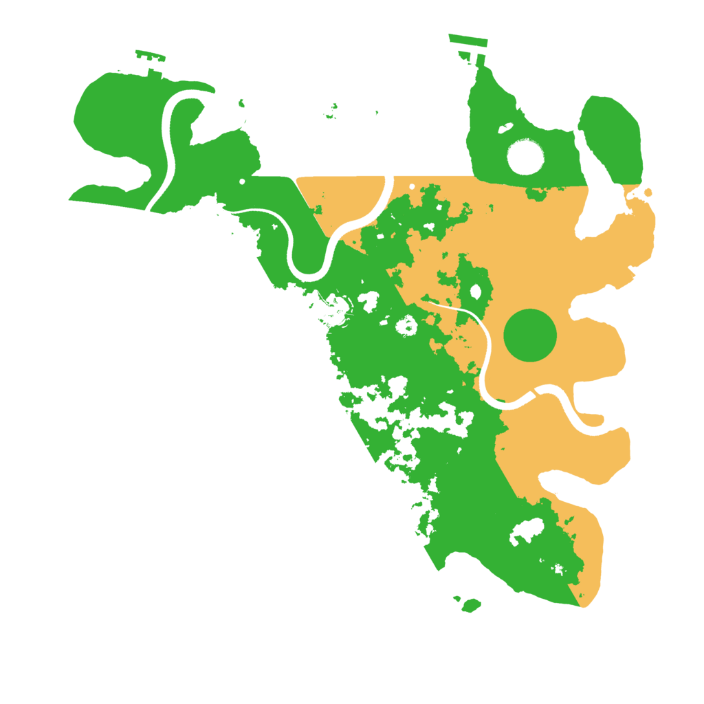 Biome Rust Map: Procedural Map, Size: 3500, Seed: 394648806