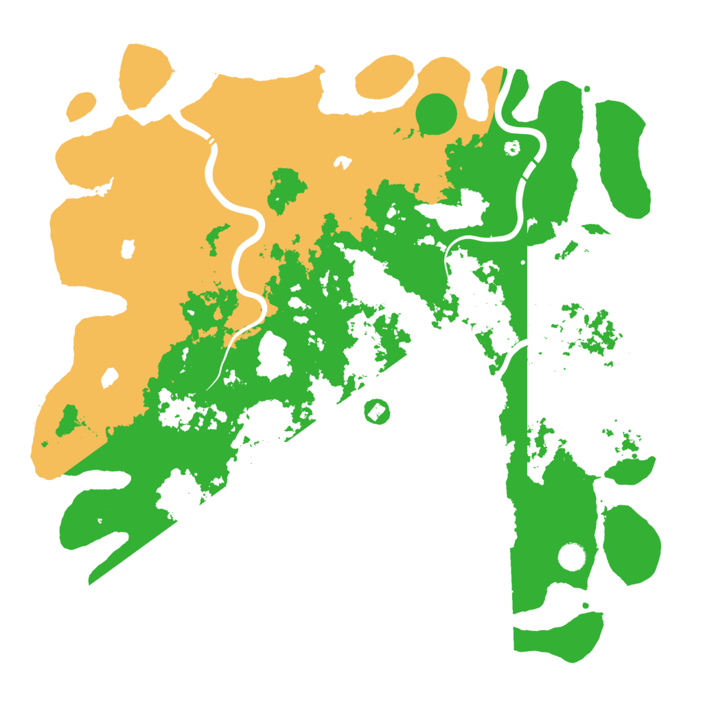 Biome Rust Map: Procedural Map, Size: 4500, Seed: 116445808