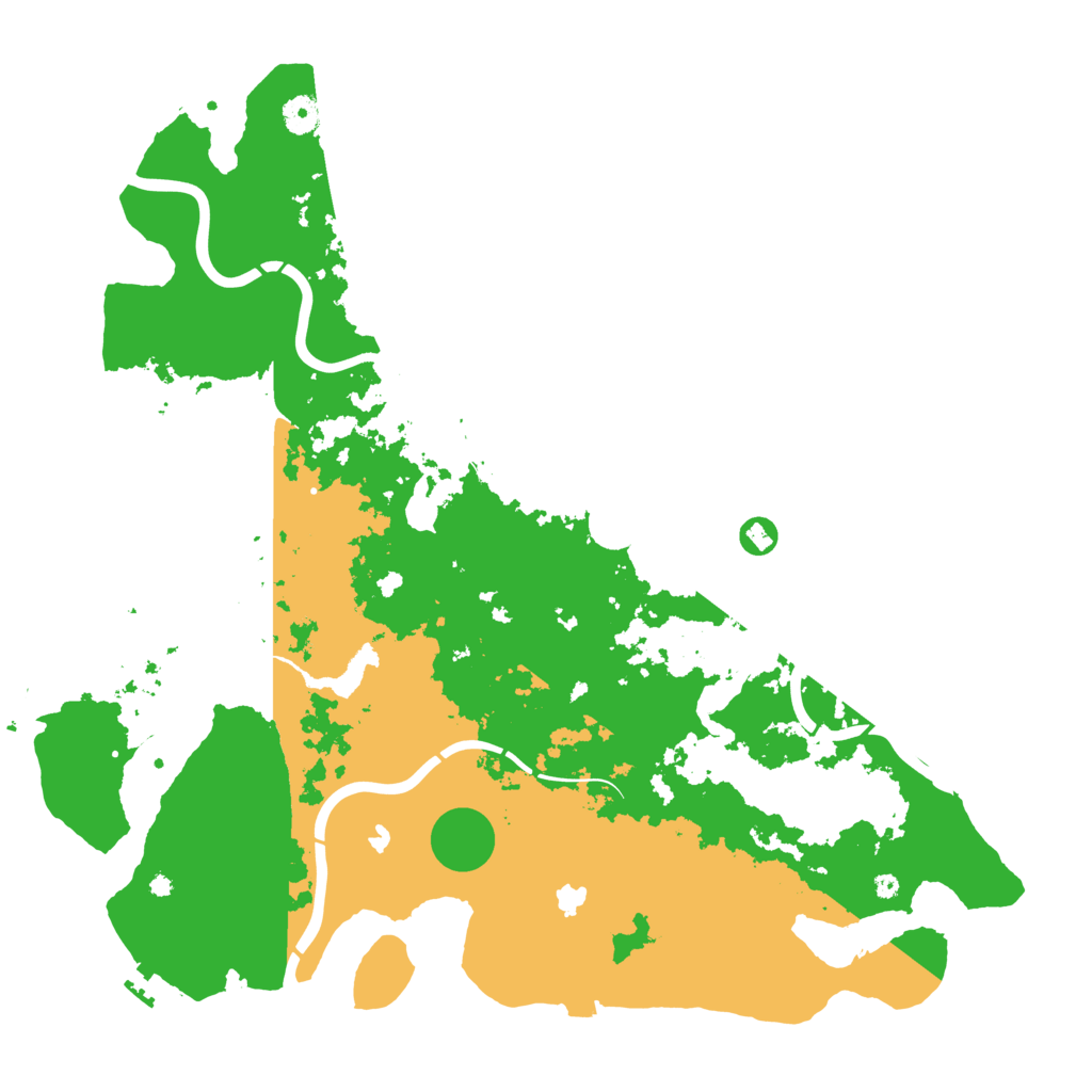 Biome Rust Map: Procedural Map, Size: 4500, Seed: 1051847184