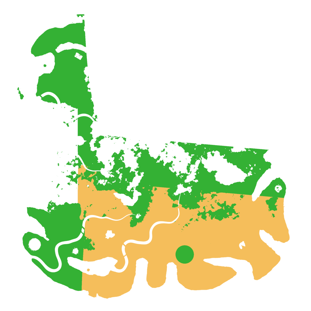 Biome Rust Map: Procedural Map, Size: 4500, Seed: 1210101347