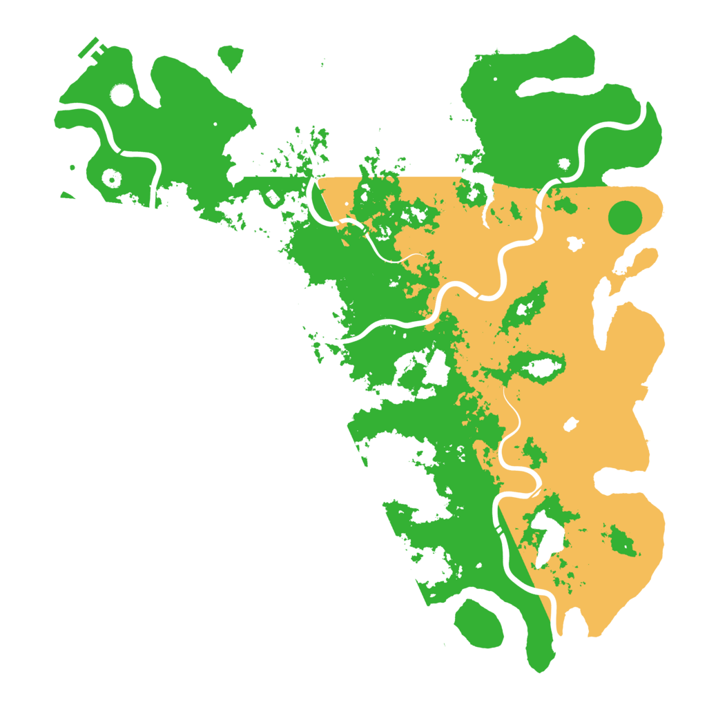 Biome Rust Map: Procedural Map, Size: 5500, Seed: 953184804