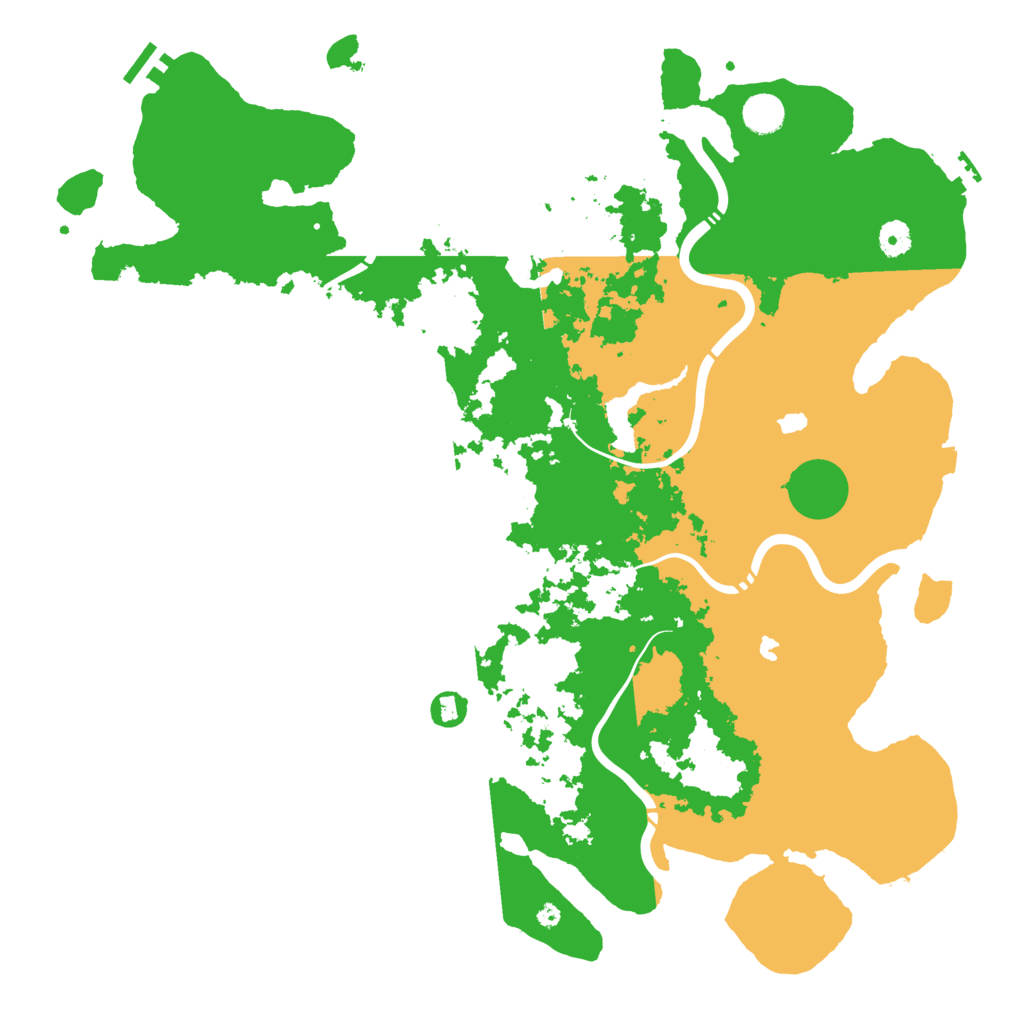 Biome Rust Map: Procedural Map, Size: 4500, Seed: 994426990