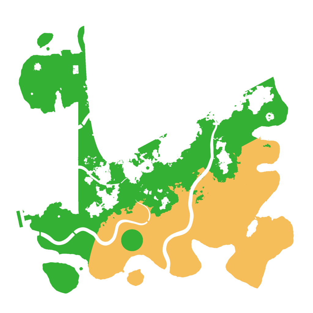 Biome Rust Map: Procedural Map, Size: 3800, Seed: 962372382