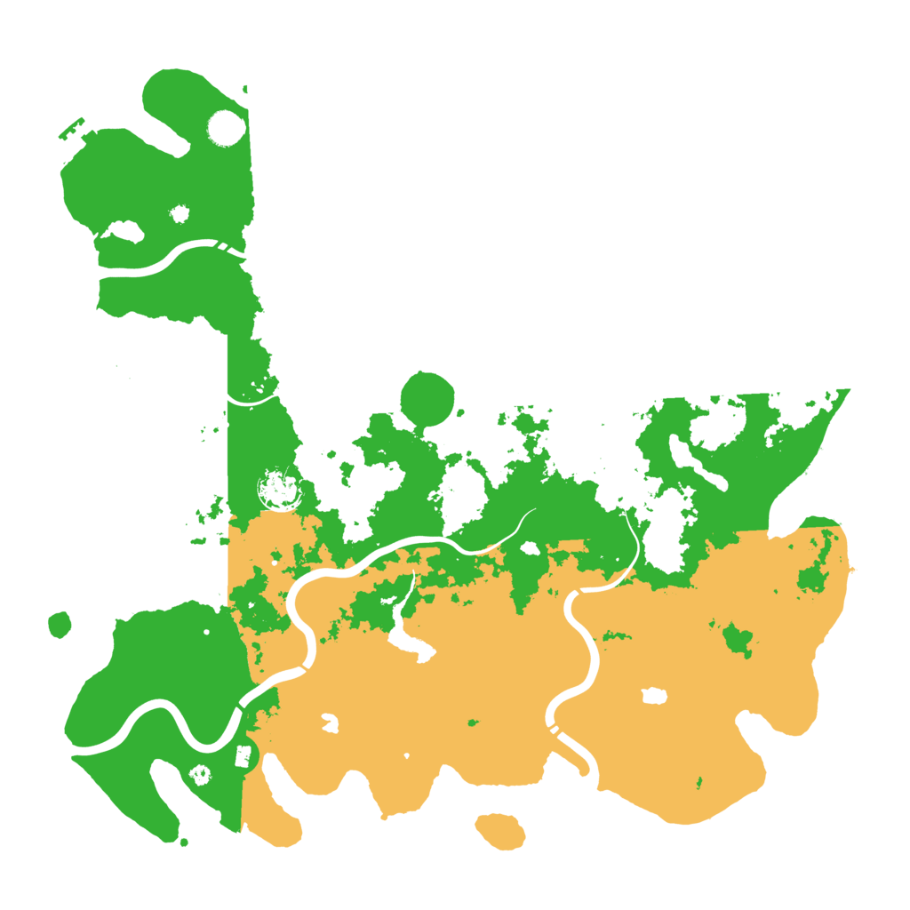 Biome Rust Map: Procedural Map, Size: 4500, Seed: 457439