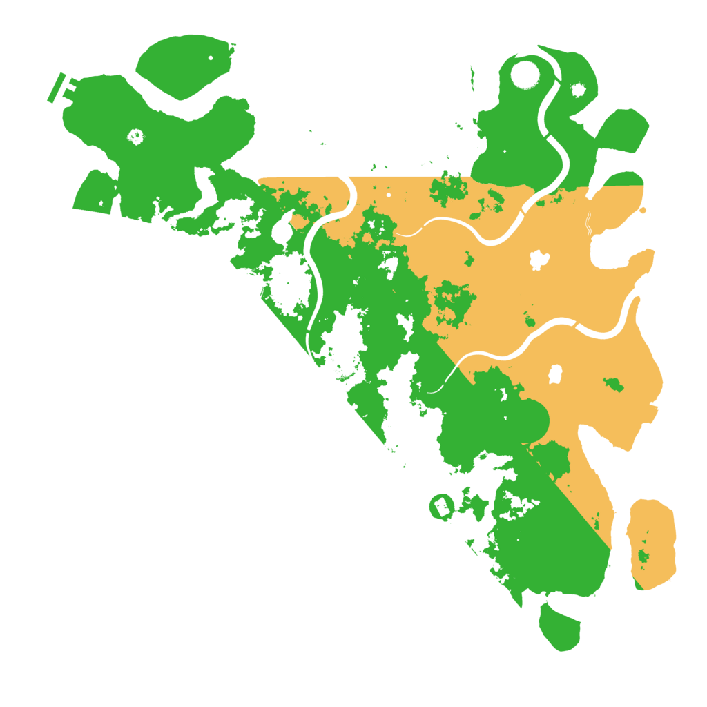 Biome Rust Map: Procedural Map, Size: 4500, Seed: 791088382
