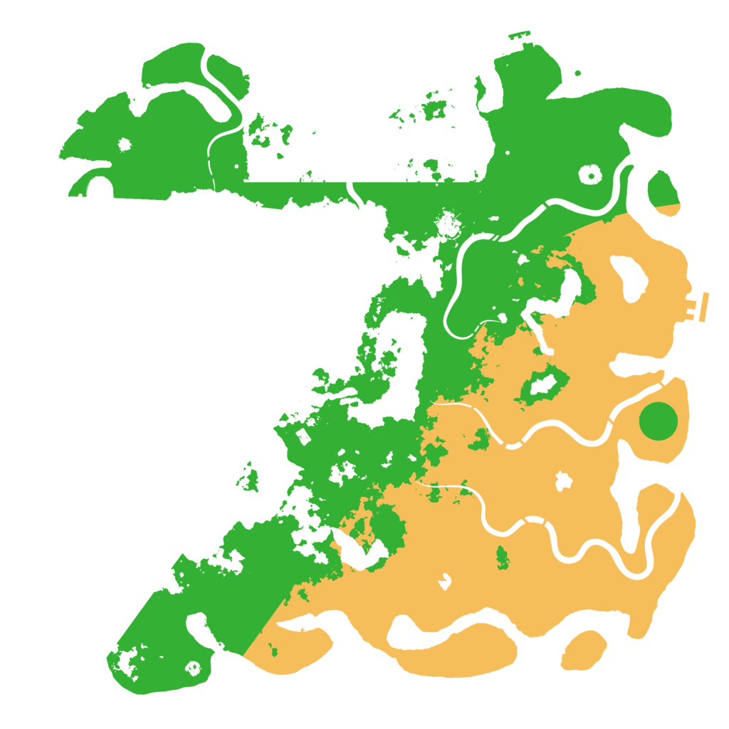 Biome Rust Map: Procedural Map, Size: 5000, Seed: 665648000