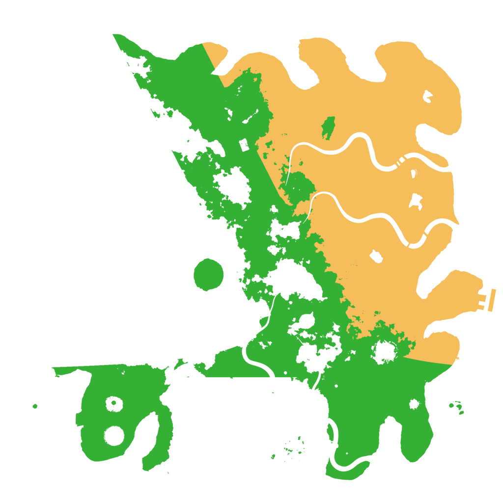 Biome Rust Map: Procedural Map, Size: 4500, Seed: 955494951