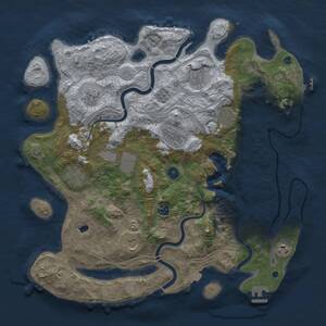 Thumbnail Rust Map: Procedural Map, Size: 4250, Seed: 214684588, 16 Monuments