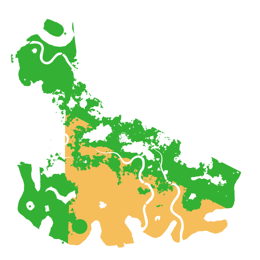 Biome Rust Map: Procedural Map, Size: 4650, Seed: 446934566