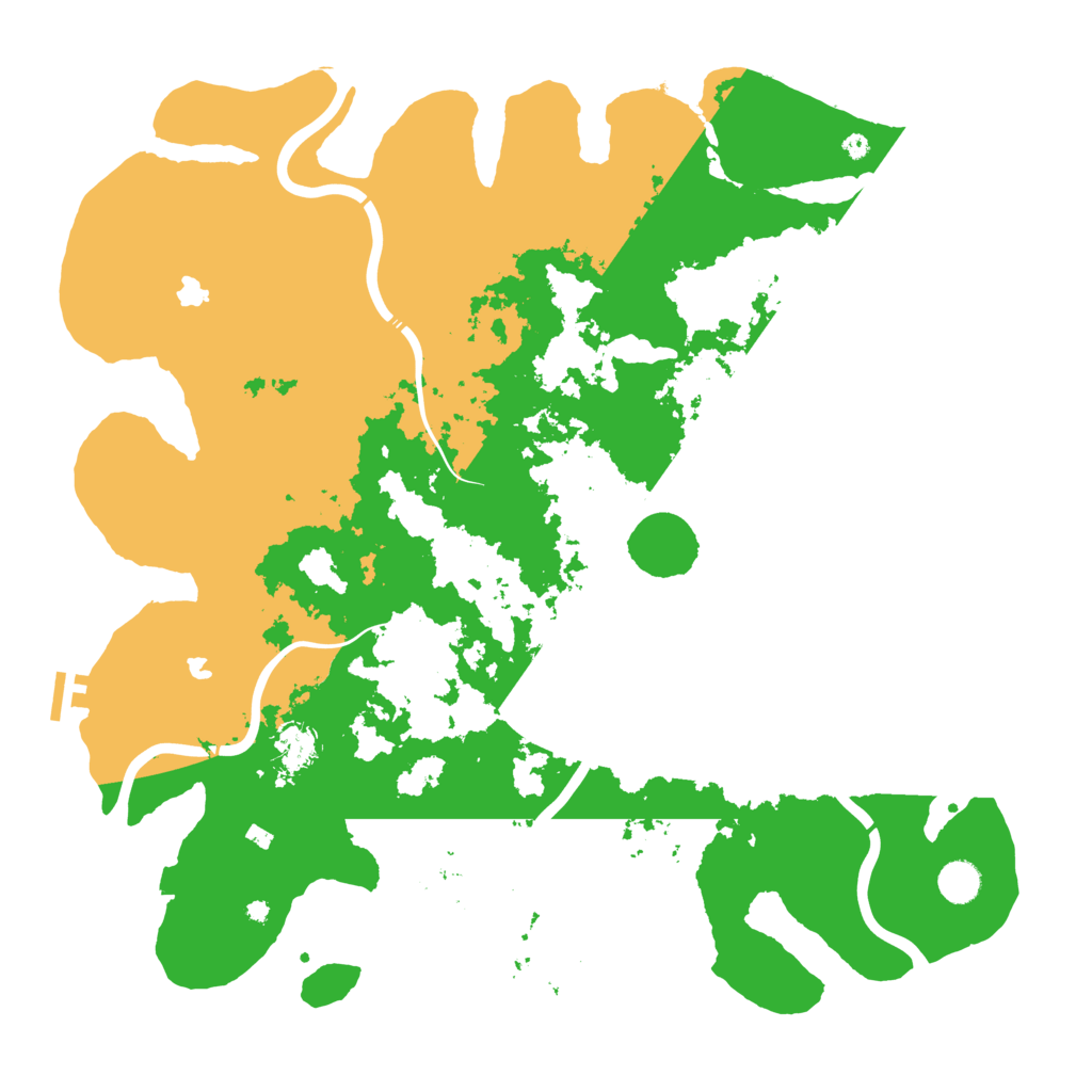 Biome Rust Map: Procedural Map, Size: 4500, Seed: 1789419733