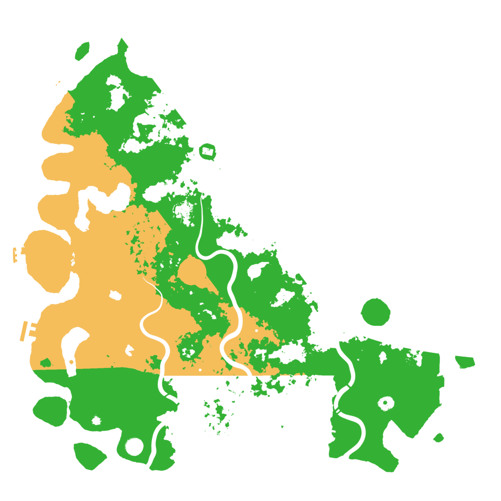 Biome Rust Map: Procedural Map, Size: 5000, Seed: 389300081