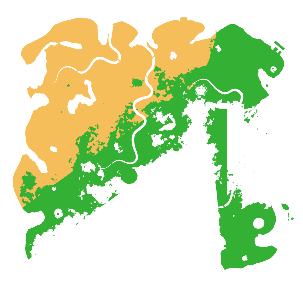 Biome Rust Map: Procedural Map, Size: 5000, Seed: 456477