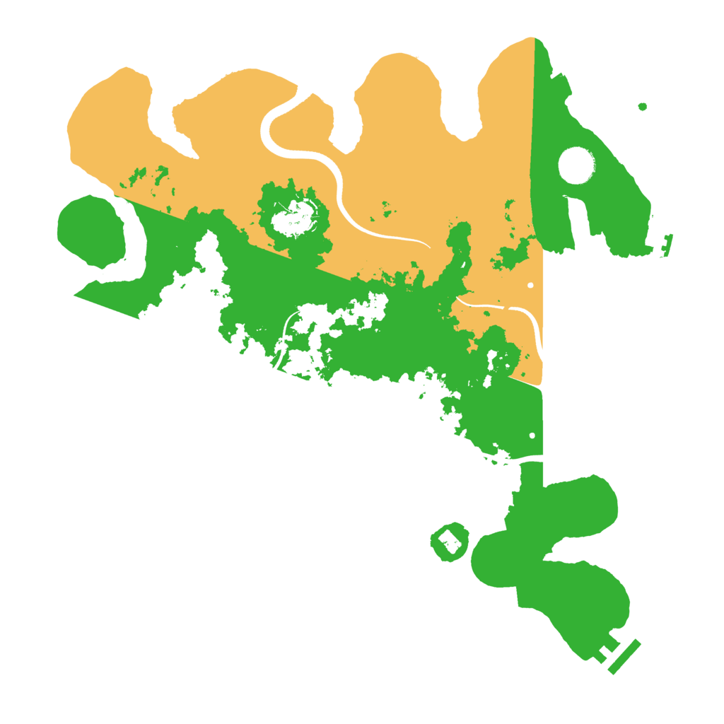 Biome Rust Map: Procedural Map, Size: 3500, Seed: 734365577