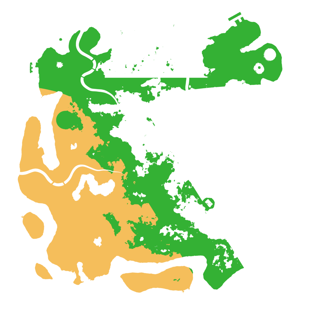Biome Rust Map: Procedural Map, Size: 4500, Seed: 1734273707