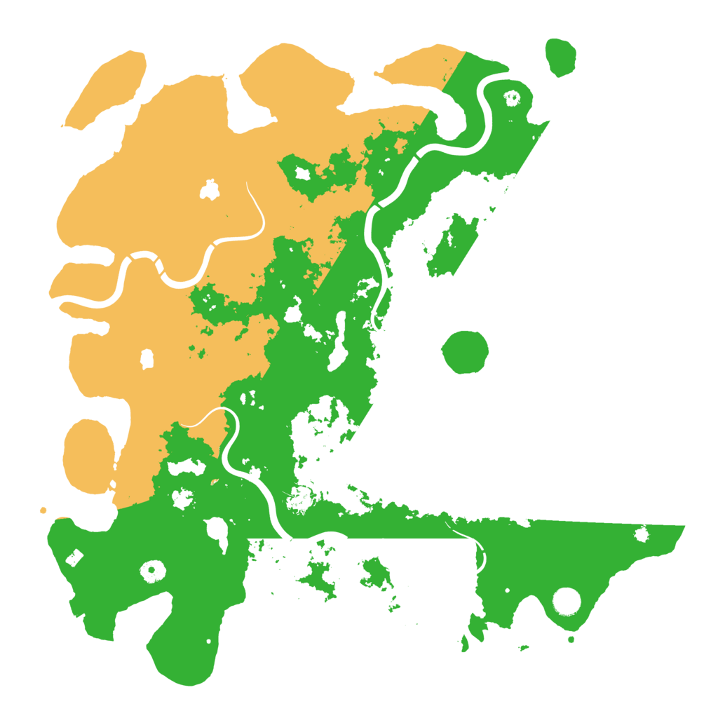 Biome Rust Map: Procedural Map, Size: 4500, Seed: 470966541