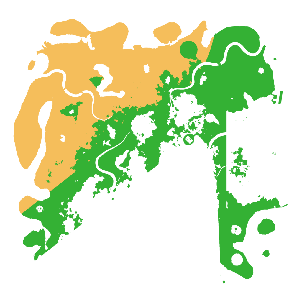 Biome Rust Map: Procedural Map, Size: 4500, Seed: 1203808361